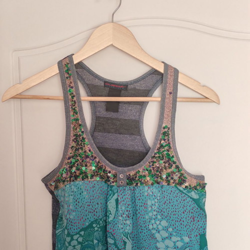 Custo Barcelona Vintage Y2K Tunic Mini Dress Sequin Top S used