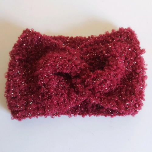 Open handmade headband new klosti boucle