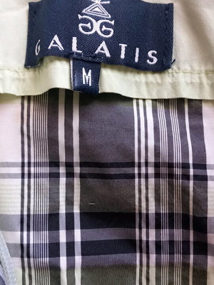 Lightweight checked jacket medium by Galatis