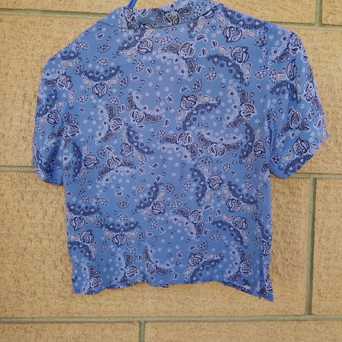 Terranova short-sleeve shirt XS, blue