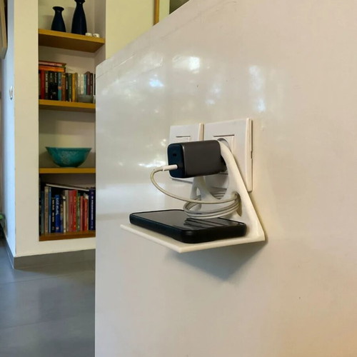Phone charging holder new for wall outlet