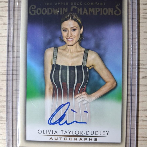 Olivia Taylor Dudley Autograph Upper Deck Goodwin Champions 2021