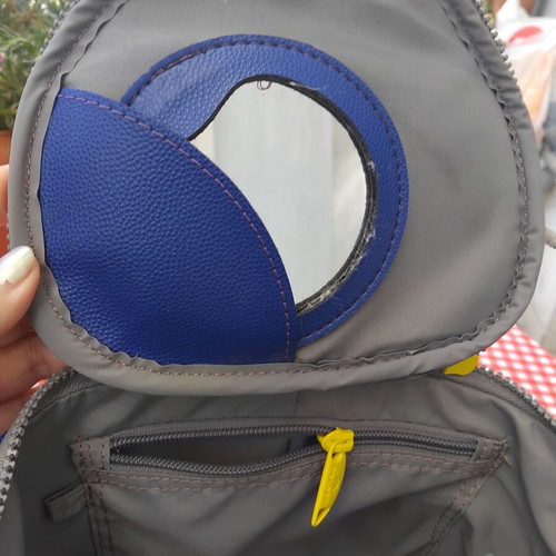 Delsey toiletry bag like new, blue and yellow
