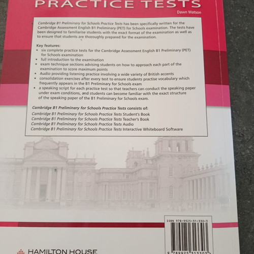 Cambridge B1 Practice Tests like new, English