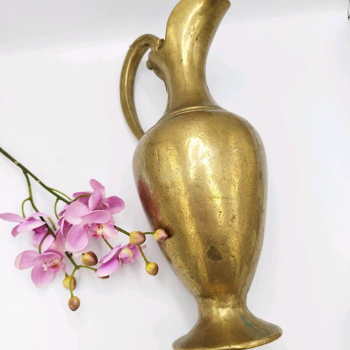 Antique bronze wine and water pitcher used
