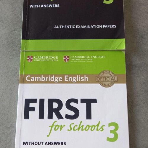 Cambridge First 3 authentic examination papers used
