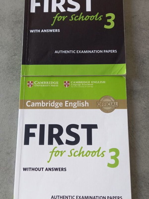 Cambridge First 3 αυθεντικά εξεταστικά τετράδια μεταχειρισμένα