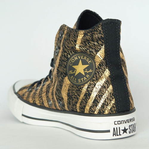 Converse CT Hi new black and gold sports shoes