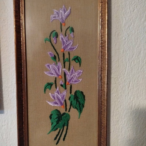 Handmade embroidered frames new, dimensions 40x20cm