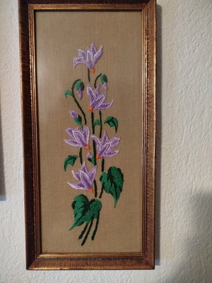 Handmade embroidered frames new, dimensions 40x20cm