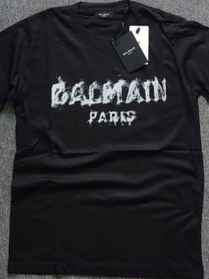 Balmain ανδρικά T-shirts νέα, μαύρα, μεγέθη S M L