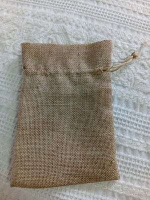 Linen pouch 16x11 cm like new