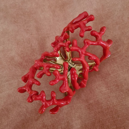 Zara coral bracelet like new