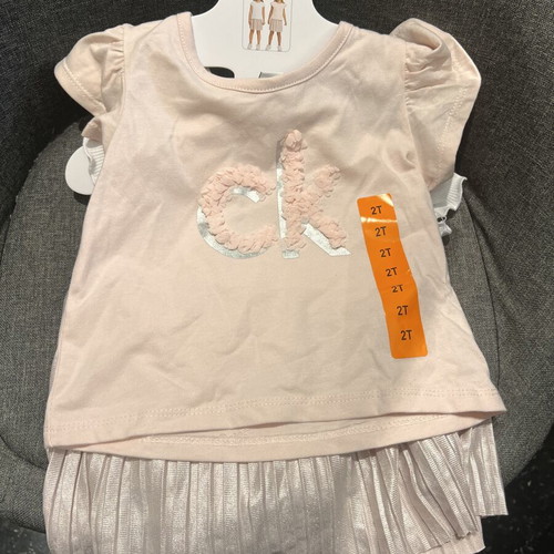 Calvin Klein 3-piece toddler girl set 2T brand new with tags