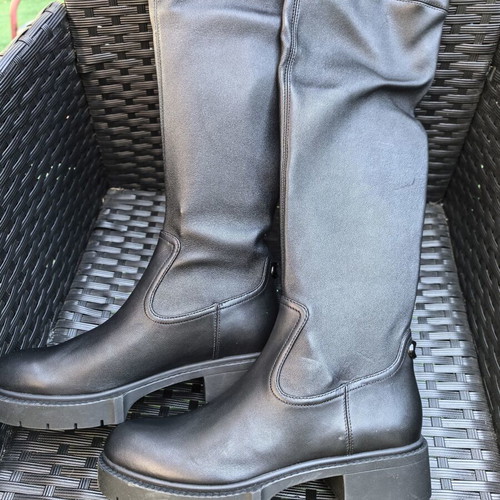 Coach Lisa over-the-knee boots, size 38, black