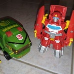Transformers figures used, pack