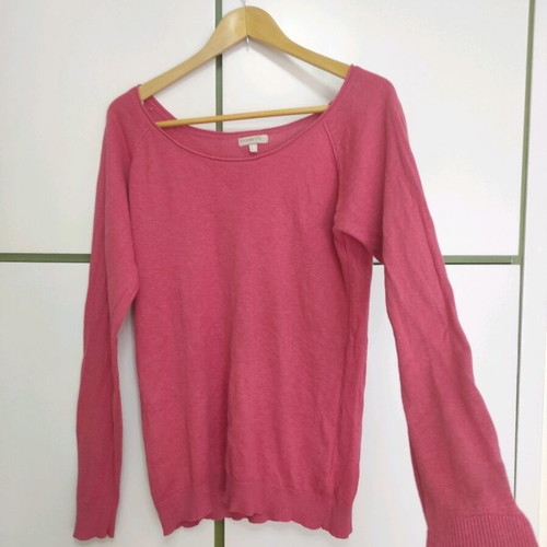 Stradivarius blouses used, size L, pink and white, long sleeve