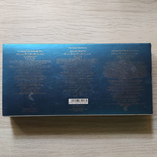 Versace Eros collectible set used, travel size eau de toilette 5ml, after shave 25ml, shower gel empty