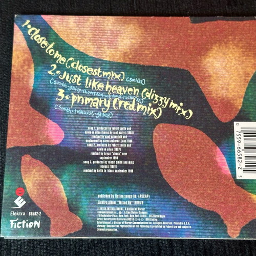 The Cure Close To Me Remix CD like new, rock