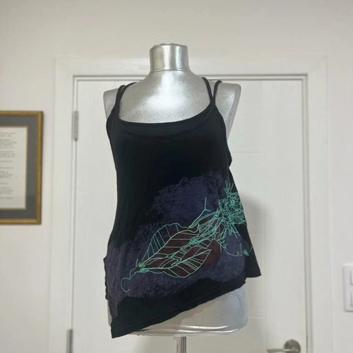 Diesel Y2k Cami Top Medium Graphic Asymmetrical Very Rare Grunge