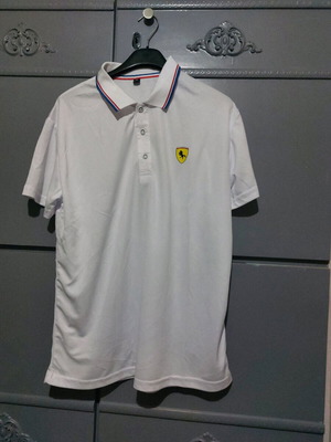 Ferrari T-shirt new, size XL, white