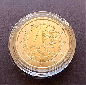 Νόμισμα 2 Ευρώ - Πορτογαλία 2021 - Η συμμετοχή της Πορτογαλίας στους Ολυμπ. Αγώνες  Τόκιο 2020 (UNC)