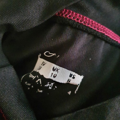 Nike αθλητικό σετ προπόνησης μεταχειρισμένο, μαύρο και κόκκινο, μπλούζα S, κολάν L