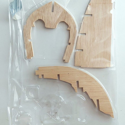 DeAgostini San Giovanni Battista wooden parts, large sailing ship issue 1