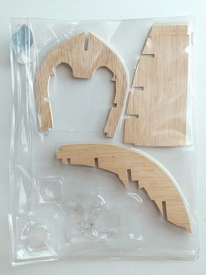 DeAgostini San Giovanni Battista wooden parts, large sailing ship issue 1