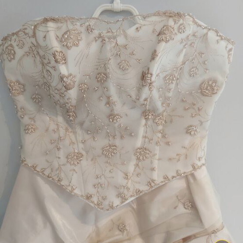 A-Style wedding dress, beige, size XL 42 14