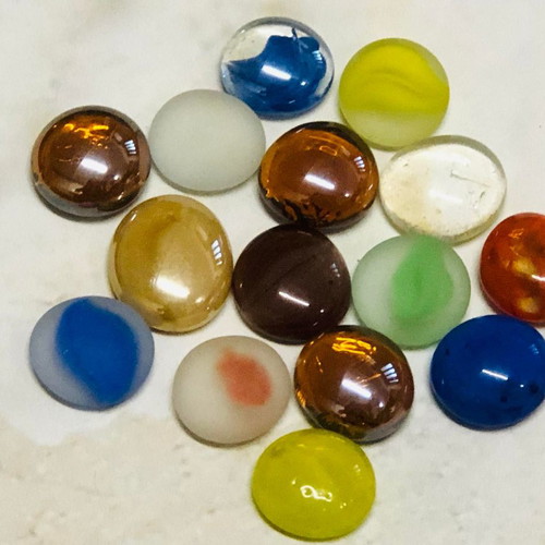 Cabochon multicolored stones pack of 15 new for jewelry making