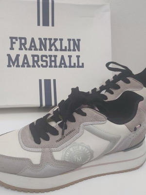 Franklin & Marshall women's athletic shoes size 40 like new, white beige