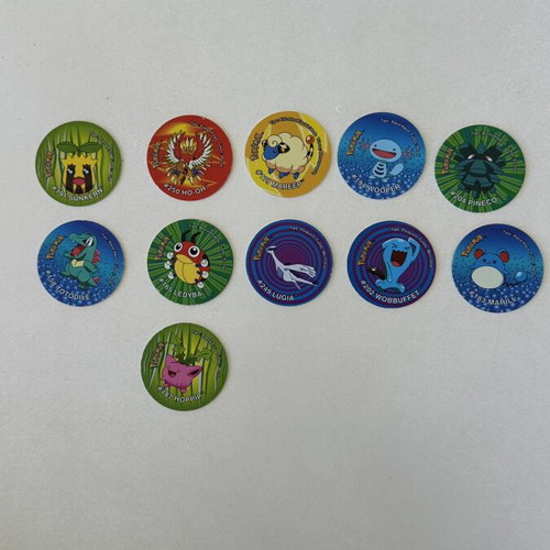 Συλλογή Pokémon Tazos Topps Johto σαν καινούργια, 11 τεμαχίων
