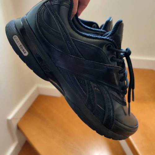 Reebok EasyTone black athletic shoes size 37, worn few times