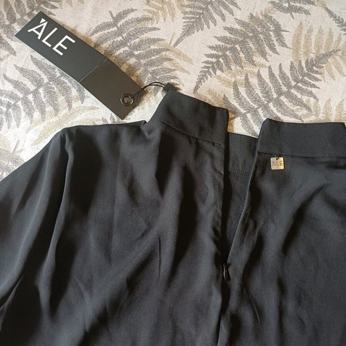 Women's semi-transparent blouse A.L.E. new, size M, black