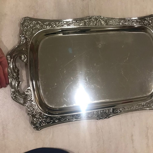 Serving tray used with wear