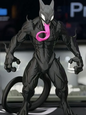 Mewtwo x Venom Mashup collectible figure new 30cm