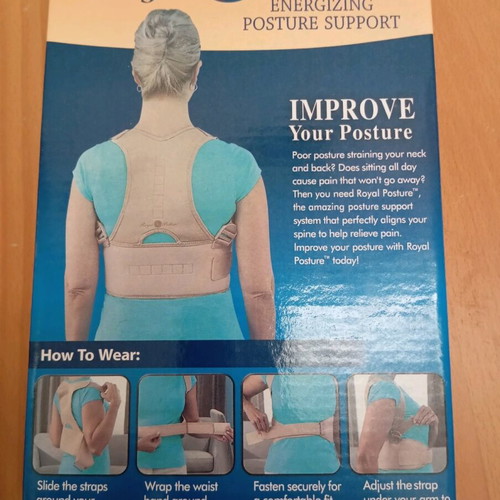 Royal Posture Back Brace L/XL New
