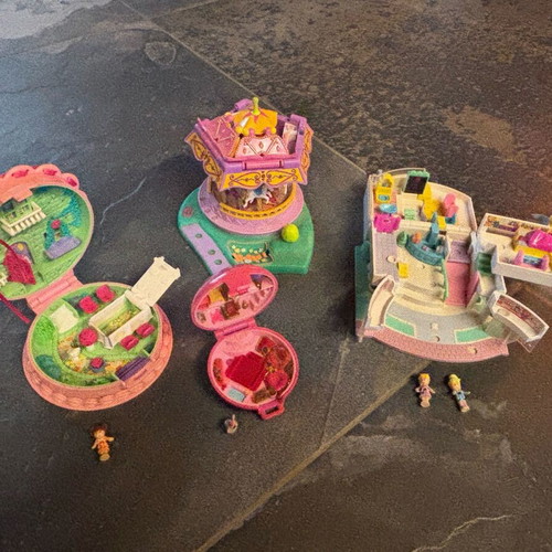 Polly Pocket Bluebird vintage lot used, 1992–1995 collection