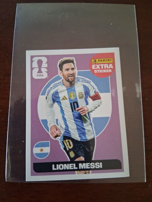 Panini FIFA Световно първенство Extra стикер Меси 2026 лилав нов