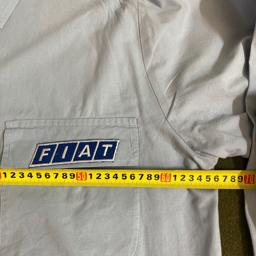 Fiat shirt XXL used, cotton, turquoise