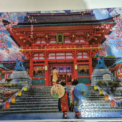 Puzzle Japan Spring Dakura Eurographics Smart Cut 1000 pieces like new