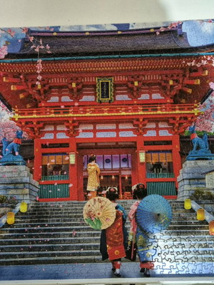 Puzzle Japan Spring Dakura Eurographics Smart Cut 1000 pieces like new