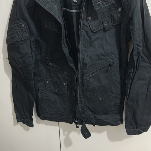 Bershka men's jacket used, black, size M