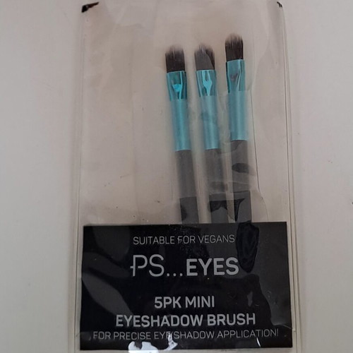 Mini eyeshadow brushes set, like new, 3 pieces