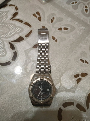 Orient men's watch used, collectible, silver