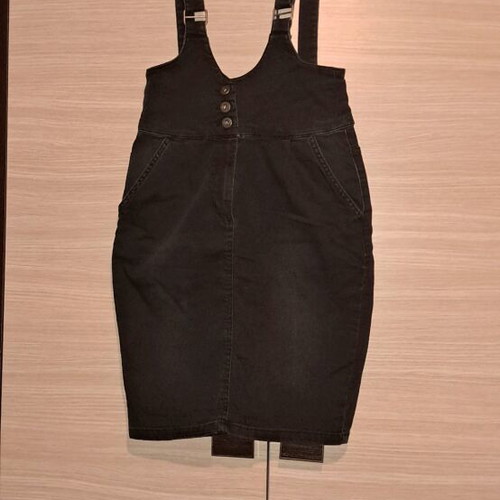 BSB black overall skirt size S like new