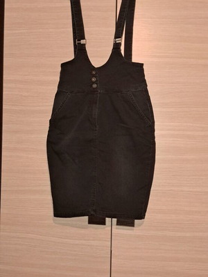 BSB black overall skirt size S like new