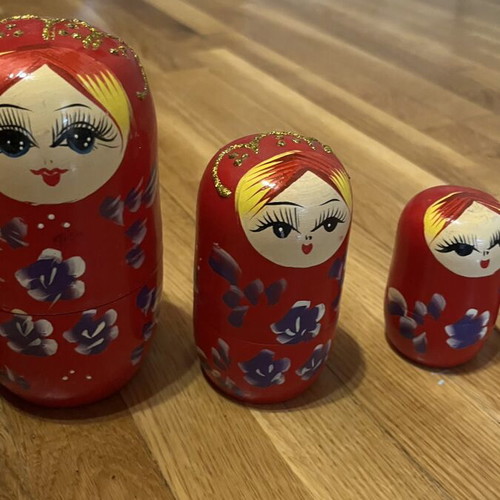 Authentic Babushka Dolls like new, high quality