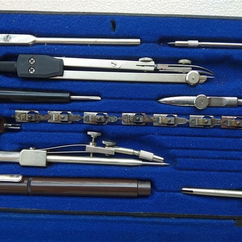 Original Richter Präcision case used, vintage German